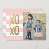 スウィート&シック | バレンタインデーの写真カード シーズンカード (正面/裏面)