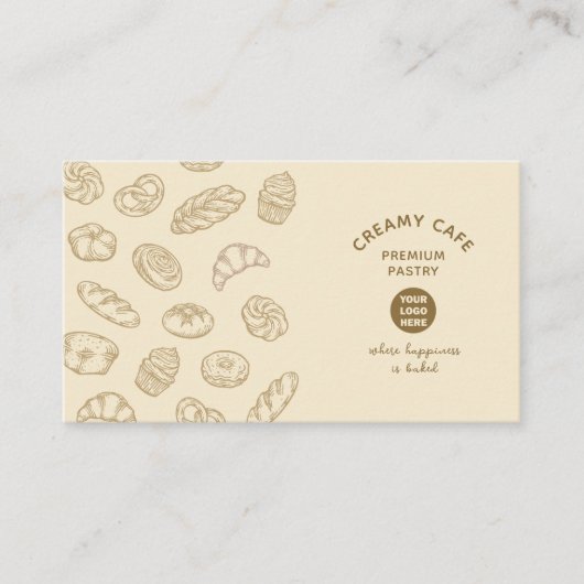 スウィート&シンプルベーカリーペストリーカフェ 名刺 (正面)