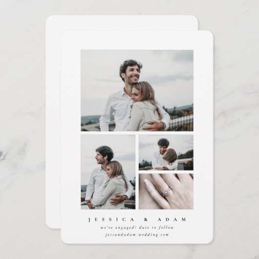 スウィート+シンプルモダンーーよ婚約した!写数々の真 (正面/裏面)