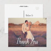 スウィート&シンプル | THANK 結婚 YOU POST CARD ポストカード (正面/裏面)
