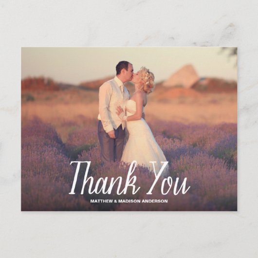 スウィート&シンプル | THANK 結婚 YOU POST CARD ポストカード (正面)