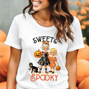 スウィート&スプーキー ビンテージ ハロウィン トライブレンドTシャツ