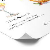 スウィート&タルトのシグネチャーカクテル結婚ズメニュー ポスター (角)