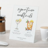 スウィート&タルトのシグネチャーカクテル結婚ズメニュー 台座サイン (インサイチュ)
