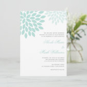 スウィート ダリアのウェディング 招待状 (スタンド正面)