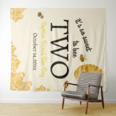 スウィート・トゥ・ビー・ツー・セカンド・バースデー・ビーズ・ハニカム タペストリー (インサイチュ(横))