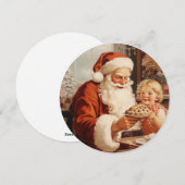 スウィート・トラディション - サンタのホリデイトリート シーズンカード (正面/裏面)