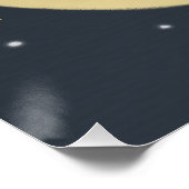 スウィート・ドリームス: クマと蜂蜜のイラスト ポスター (コーナー)