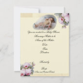 スウィート・ドリームス、ベイビーシャワー 招待状 (裏面)