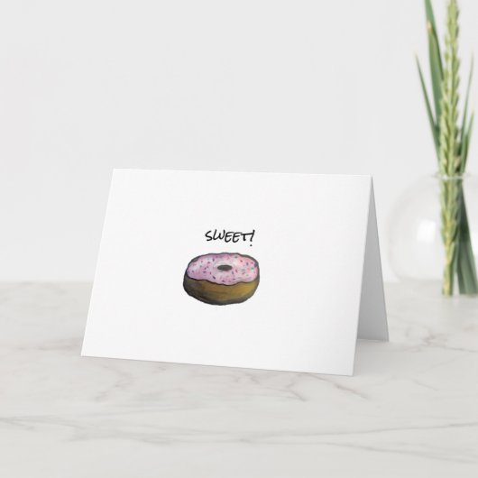スウィート ドーナツ カード, 誕生日, おめでとうございます カード (正面)
