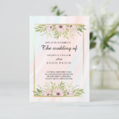 スウィート&ピンクフローラ結婚ズ 招待状 (スタンド正面)