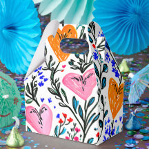 スウィート フローラル ハーツ ギフト ボックス