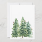 スウィート ベイビー バード ジェンダーニュートラル ネスティングパーティ 招待状 (裏面)