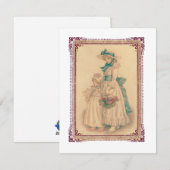 スウィート マザー アンド チャイルド、フラット ホリデー カード (正面/裏面)