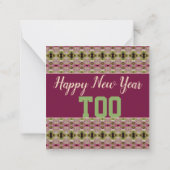 スウィート ミニ シーズンズ グリーティング クリスマス カード (裏面)