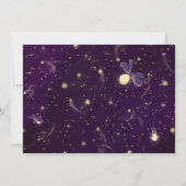 スウィート ララバイ フォト ゴールドスパークル 誕生 案内状 (裏面)