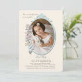 スウィート・リフレクション フォト ファースト ホーリー コミュニオン 招待状 (スタンド正面)