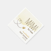 スウィート(昆虫)マルハナバチマママビーベイビーシャワーナプキンズ スタンダードカクテルナプキン (角)