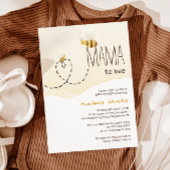 スウィート（昆虫）マルハナバチママママビーベイビーシャワー招待状 招待状