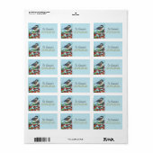 スウィート《鳥》アメリカゴガラバードアート ラベル (フルシート)