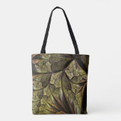 スウィートMIMI王室のパープル&金ゴールド トートバッグ (裏面)