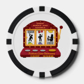 スウィーニーファミリーウィズドスモーク&ギャンブルトランプのポーカーチップ ポーカーチップ (正面)