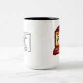 スウィーニーファミリー私たちは煙とギャンブルコーヒーマグを飲む ツートーンマグカップ (中央)