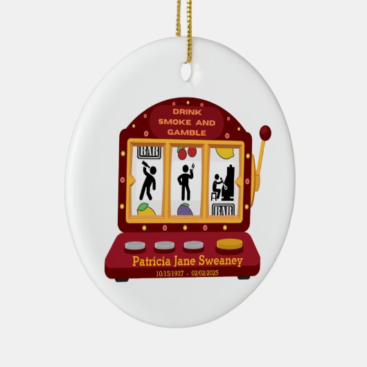 スウィーニー家族記念クリスマスオーナメント セラミックオーナメント (右)