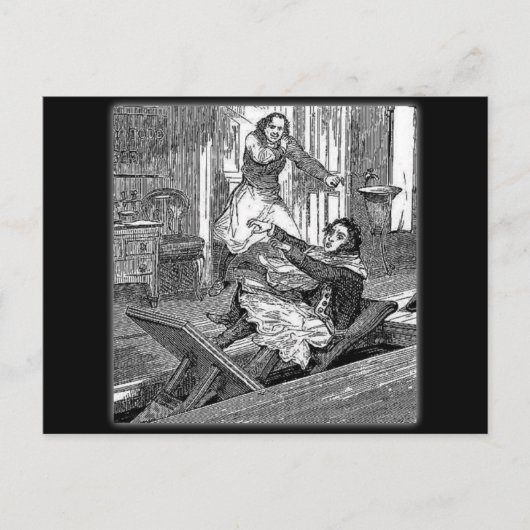 スウィーニー・トッド・理容師ズチェア・ペニー・スラー ポストカード (正面)