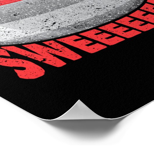 スウィープカール選手ロックストーンブルーム冬 ポスター (角)