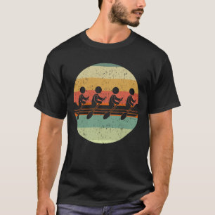 スウィープローイングクルーサンセット大学4人チーム Tシャツ