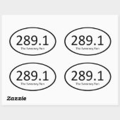 スウィー走ニー- 289.1 楕円形シール (シート)