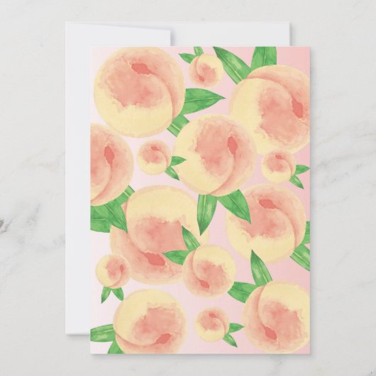 スウェットアズアピーチ誕生日招待状 招待状 (裏面)