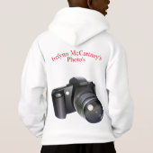 スウェットシャツの着付きキッズ·アメリカン·フラッグ (裏面)