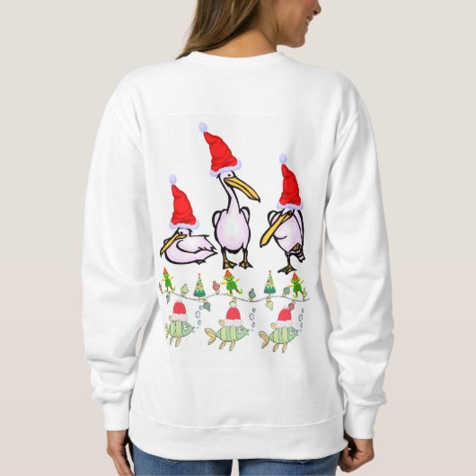 スウェットシャツヴィンテージサンタのペリカン スウェットシャツ (裏面)