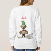 スウェットシャツヴィンテージサンタ小妖精や小人 スウェットシャツ (裏面)