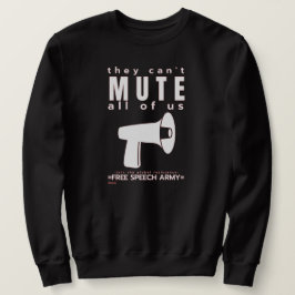 スウェットシャツ「口が利けない…」 スウェットシャツ