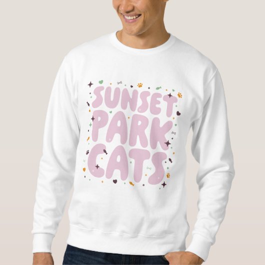 スウェットシャツ | Sunset Park Cats | 保護猫 (正面)