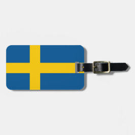 スウェパーソナライズされたーデン荷札の国旗 ラゲッジタグ