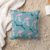 スウェルフィフティーズ抽象芸術ブーメランパターンアート クッション (ブランケット)