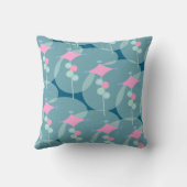 スウェルフィフティーズ抽象芸術ブーメランパターンアート クッション (裏面)