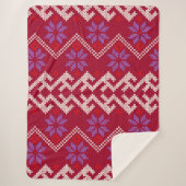 スウェーターの質感 2 シェルパブランケット (正面)