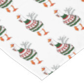 スウェーターを着たクリスマスの七面鳥 テーブルクロス (アングル)