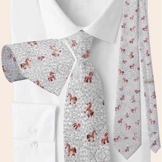 スウェーデエレガントンダラホースグレーレッド ネクタイ