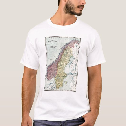 スウェーデンおよびノルウェー5 Tシャツ (正面)