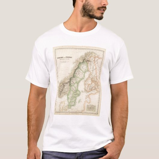 スウェーデンおよびノルウェー7 Tシャツ (正面)