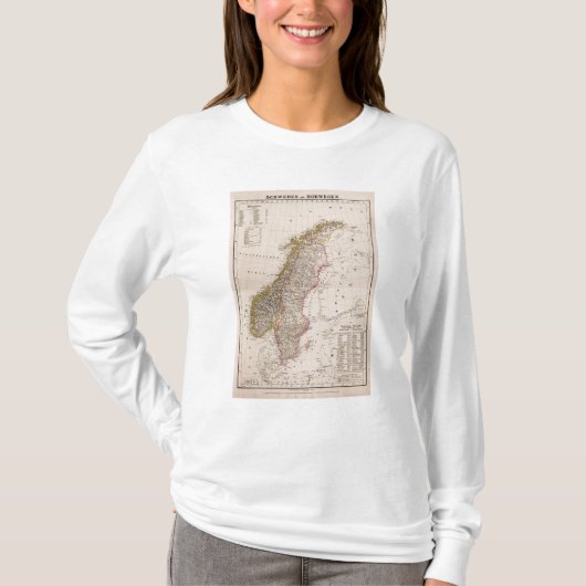スウェーデンおよびノルウェー9 Tシャツ (正面)