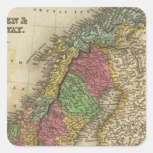 スウェーデンおよびノルウェー スクエアシール (正面)