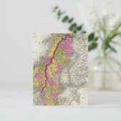 スウェーデンおよびノルウェー ポストカード (スタンド正面)