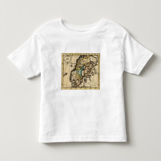 スウェーデンおよびフィンランド トドラーTシャツ (正面)